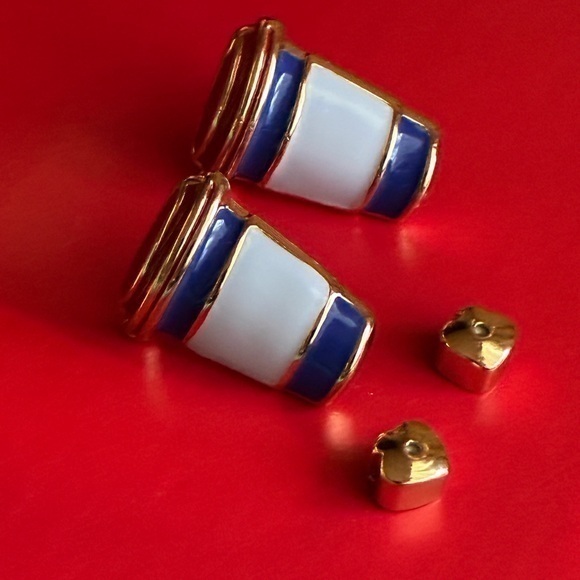 kate spade Jewelry - KATE SPADE Earrings,kate spade Red and Blue Coffee Cup Earrings